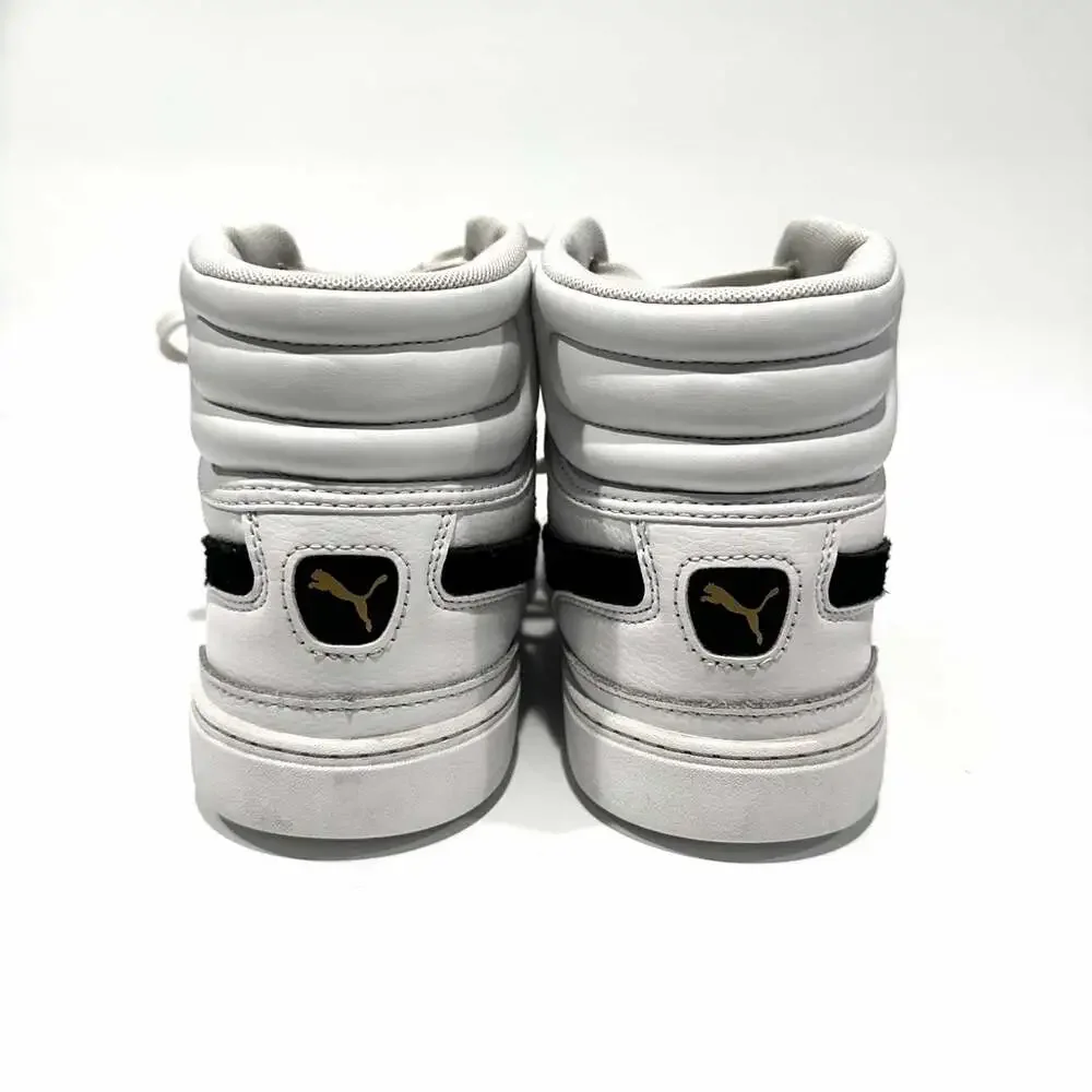 Puma Vikky V3 Mid White & Black High Top Women's Sneakers
